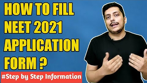 How To Fill Neet 2021 Application Form | Complete Guide | NEET 2021 Latest News Today