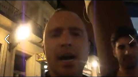 Aaron Paul de fiesta por Almería