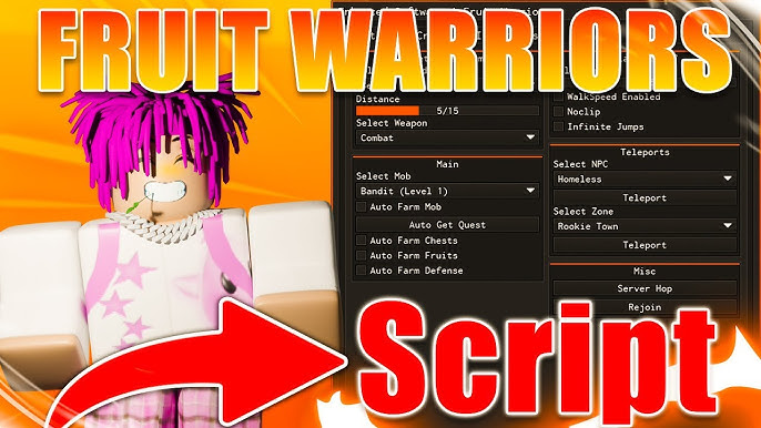 UPDATE 2] BEST Fruit Warriors Script / Hack, TOP Auto Farm + Give All  Fruits