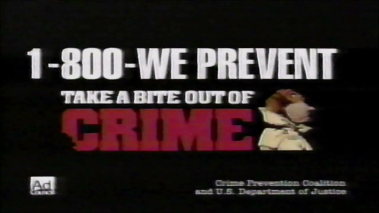 1-800-We Prevent PSA (1993) (Take A Bite Out Of Crime)