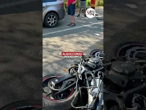 Video Violento scontro tra auto e moto sulla litoranea Vieste–Peschici: due feriti
