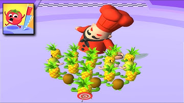 Fruit Ruch Game 🥝🍍All Levels Gameplay Android iOS (levels 1 4)