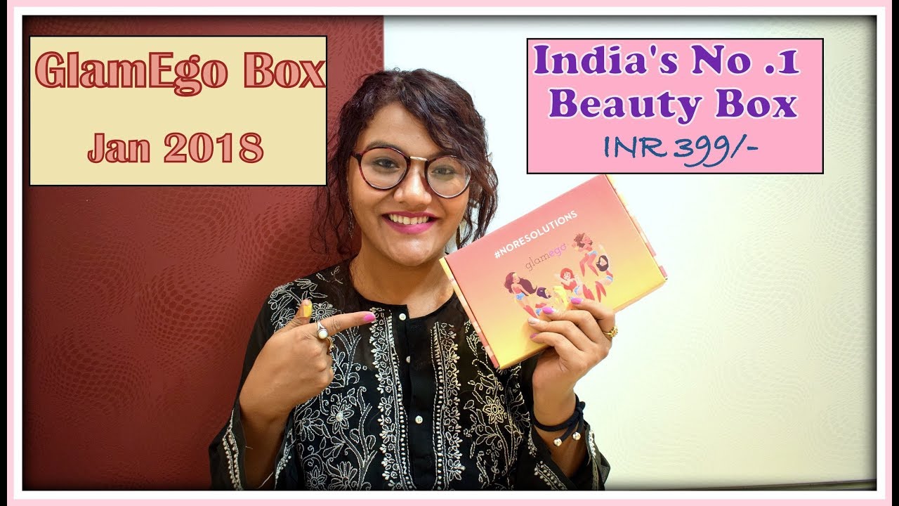 GlamEgo box January 2018  | Unboxing & Review|Luxury & Organic Brands