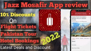 How to use Jazz Mosafir App | Jazz Discount Deals 2022 | Flights | Hotels | Tours | Jazz Musafir App screenshot 3