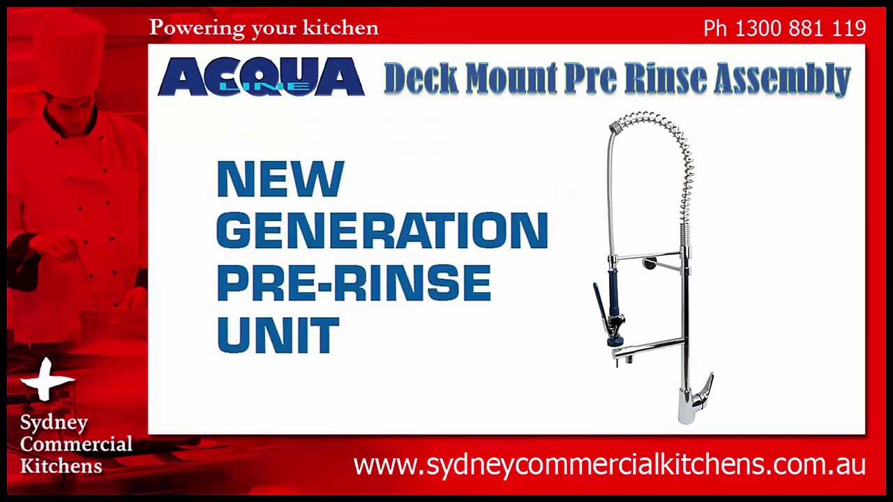AQUALINE AQD1200 Deck Mount Pre Rinse Assembly