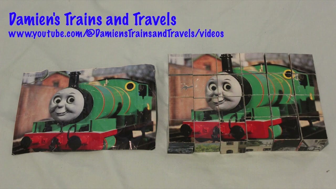 Thomas the Tank Engine Rare 1986 Kaye and Ward Vintage Block