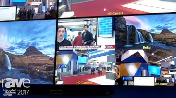 ISE 2017: InFocus Demos the ConX Exec Video Conferencing and Collaboration Video Wall System