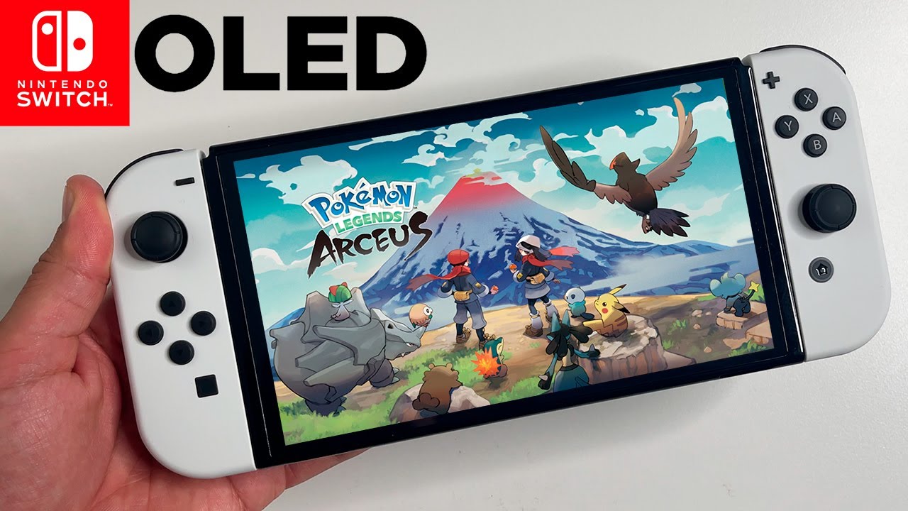 Pokémon Legends: Arceus OLED Nintendo Switch Gameplay - YouTube