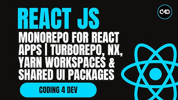 Monorepo for React Apps 🚀 | Scale with TurboRepo, Nx, Yarn Workspaces & Shared UI Packages
