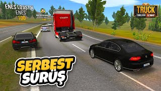 Passat ile Yeni Şehirde Yollarda Serbest Sürüş / YENİ BOMBA GÜNCELLEME !!! Truck Simulator Ultimate screenshot 5