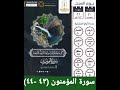 سورة المؤمنون ٤٣ ٤٤