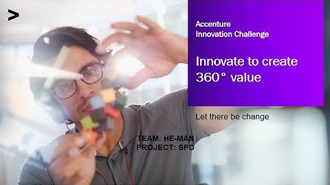 ACCENTURE INNOVATION CHALLENGE 2022 - TEAM HE-MAN - SPD