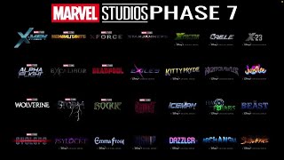 2023-2027 MARVEL FUTURE BIG PROJECT ALL COLLECTION || #marvel #phase6 #phase7 #xmen