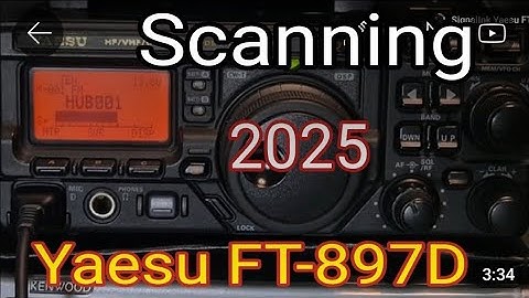 Yaesu FT897D Scan & Dual Watch