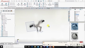 Making of bicycle handle in solidworks