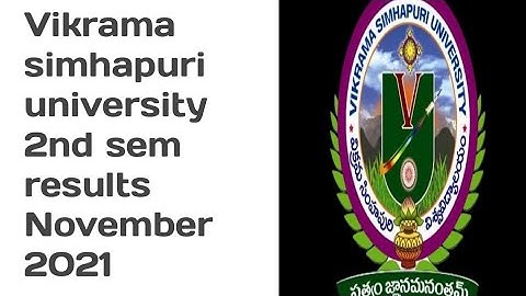 Vikrama Simhapuri University 2nd semester results 2022|VSU Degree 1st year results November 2022