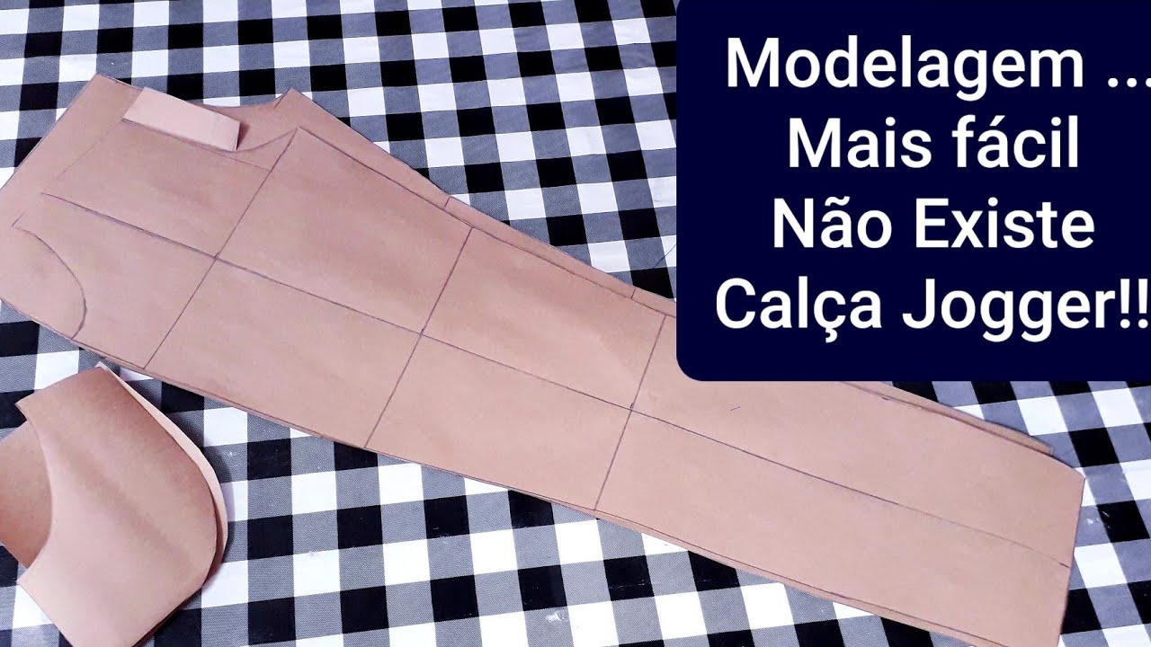 Como fazer calça Jogger,  MODELAGEM MUITO FÁCIL