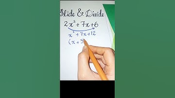 Slide & Divide Method | Factoring Trinomials | The Easiest Way To Factor A Trinomial !! #shorts