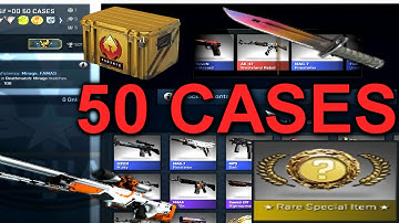 CS:GO | UNBOXING 50 WEAPON CASES OMG!!!!