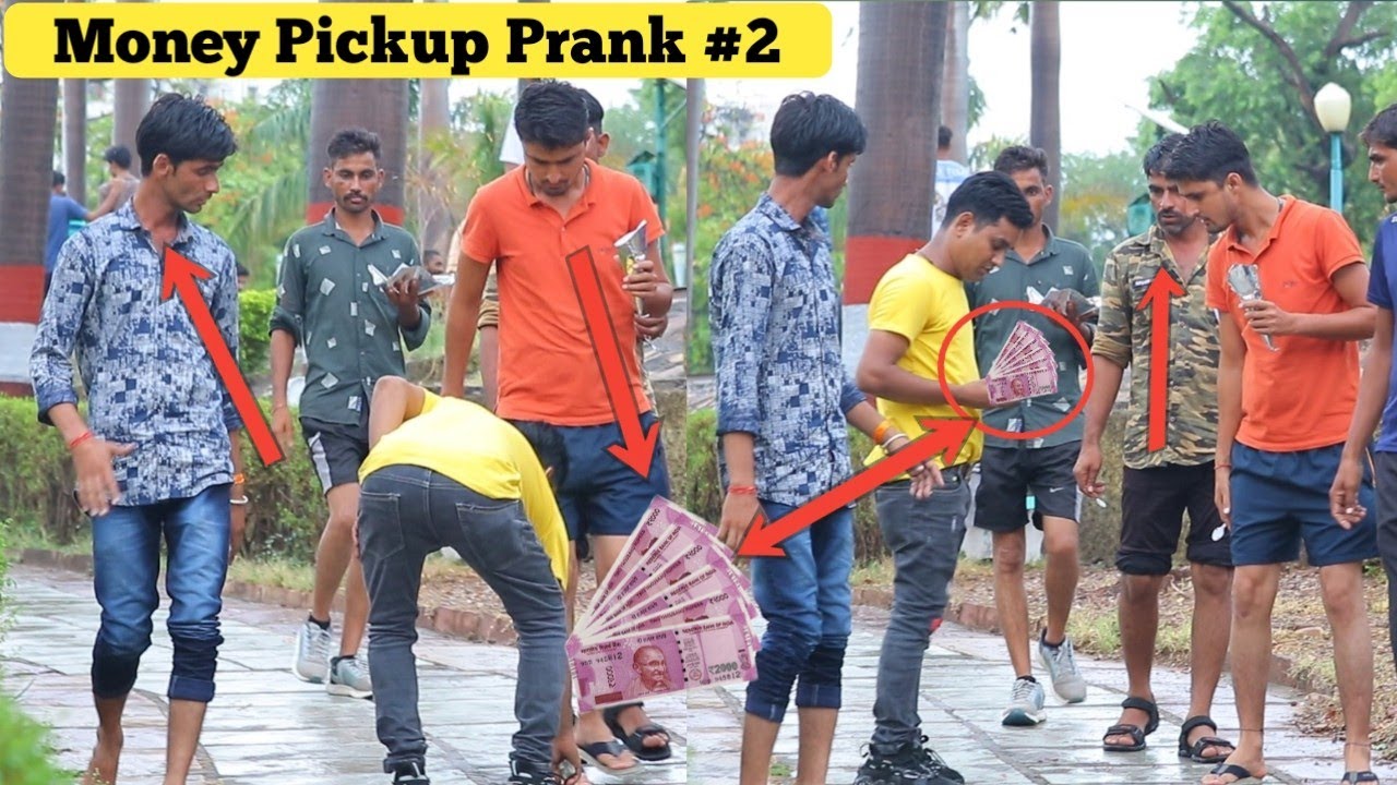 Money Pickup Prank Part 2 | Fajita TV | Pranks in India - YouTube