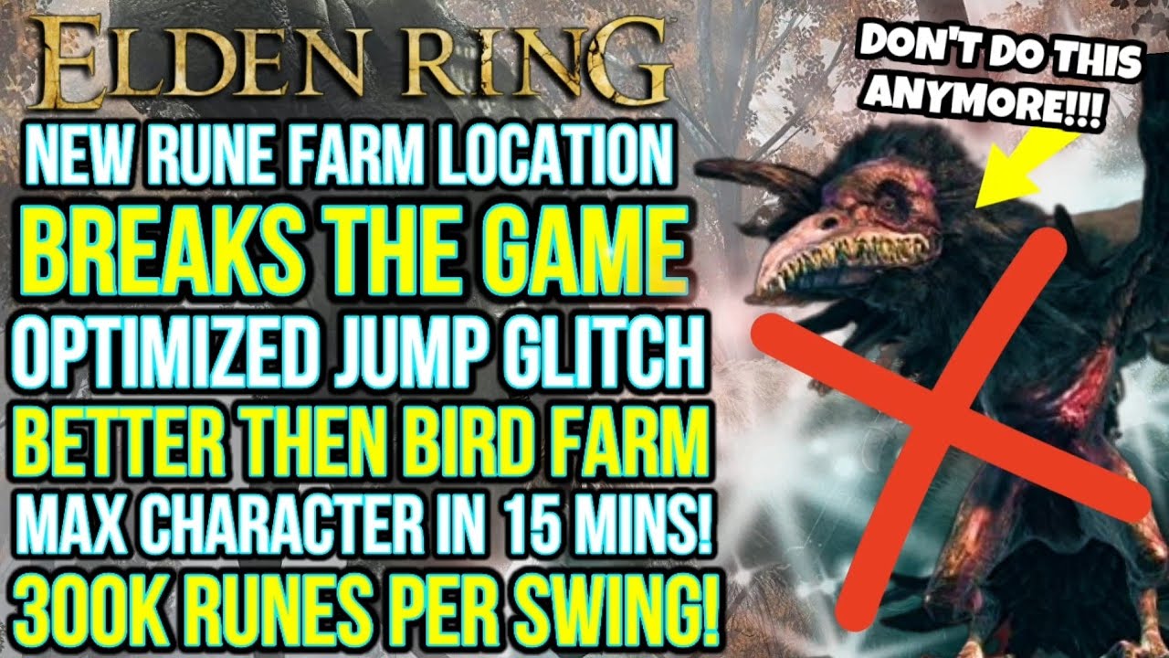 Elden Ring New RUNE FARM GLITCH Breaks The Game! MAX LEVEL in 15