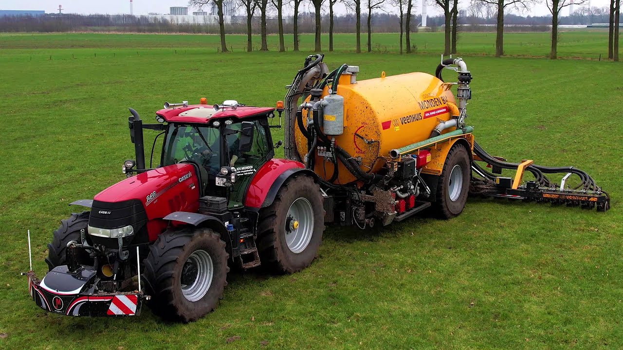 Mest injecteren | Case IH | Veenhuis |  Injecting slurry | Gülleinjektion | Mestseizoen 2025