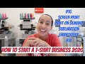 HOW TO START A T-SHIRT BUSINESS 2020! HOME BASED ONLINE SHIRT BUSINESS!