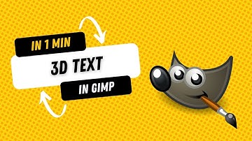 How to Make 3D Text in GIMP