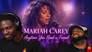 FIRST TIME reacting to Mariah Carey - Anytime You Need a Friend | Babanthekidd  (Live Performance)