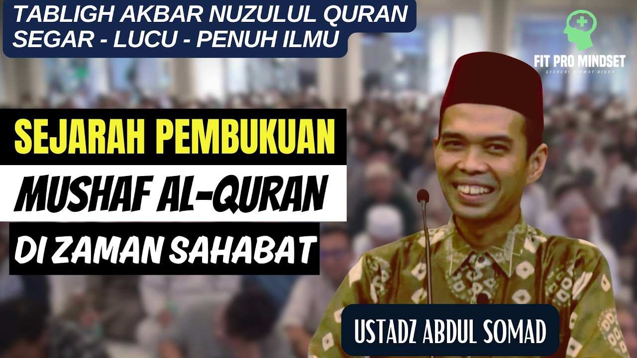 Al-Alaq Turun Duluan Tapi Kenapa Al-Fatihah di Halaman Pertama Al-Quran ? Ceramah UAS Terbaru.