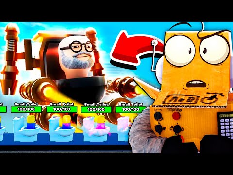 УЧЕНЫЙ МЕХА ЗА НАС 😱 ОБНОВЛЕНИЕ ТТД! 81 СЕРИЯ ROBLOX Toilet Tower Defense