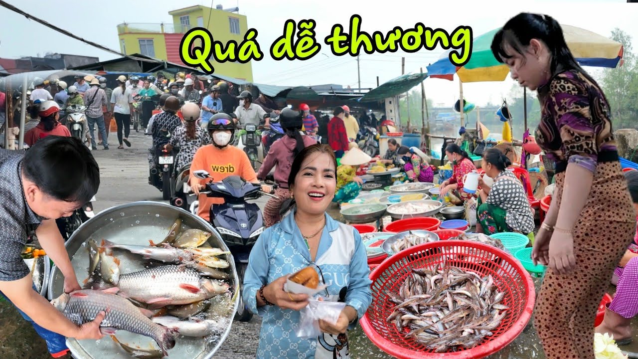 Về Vĩnh Long đi chợ Đông Bình - Ai cũng thân thiện dễ thương