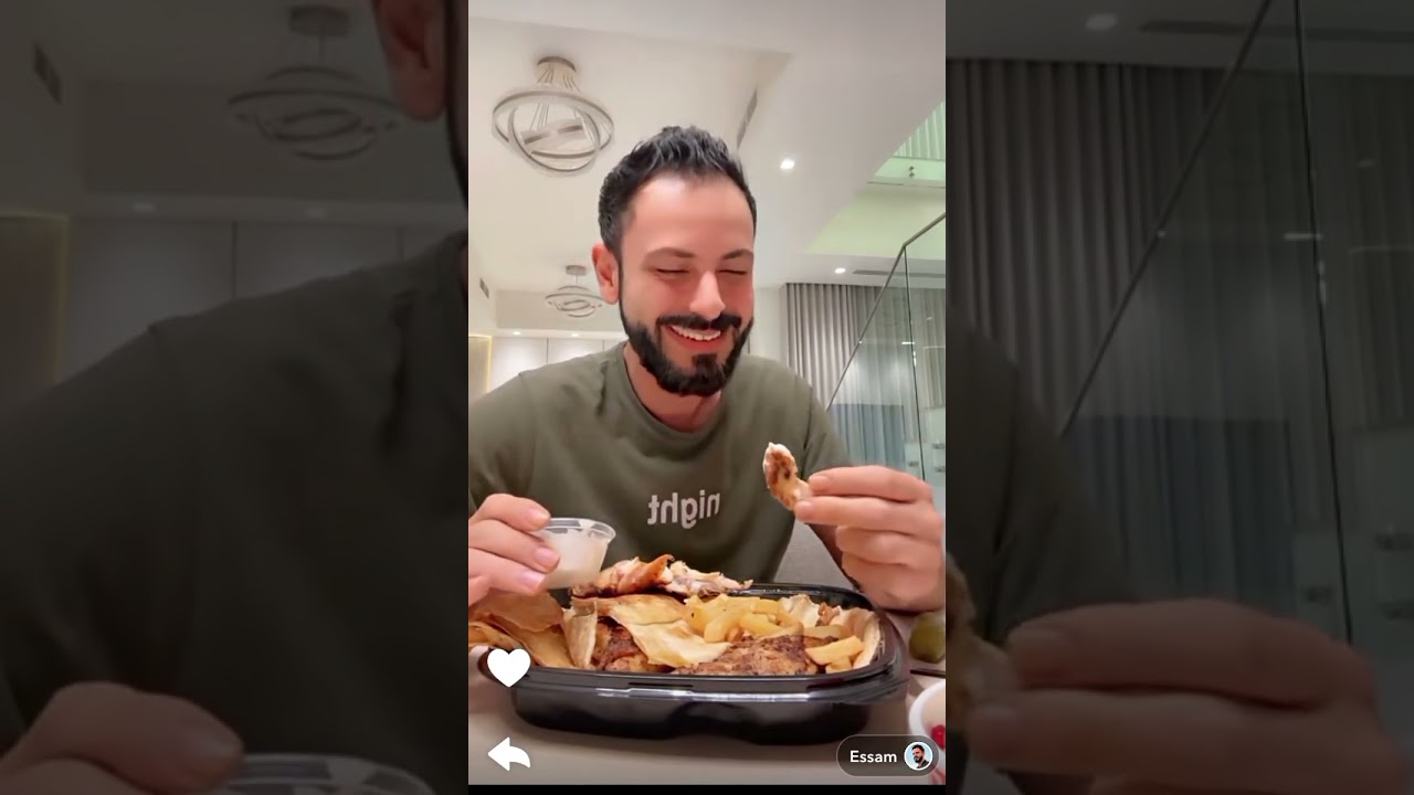 نور وعصام تجهيز عشاء فروج