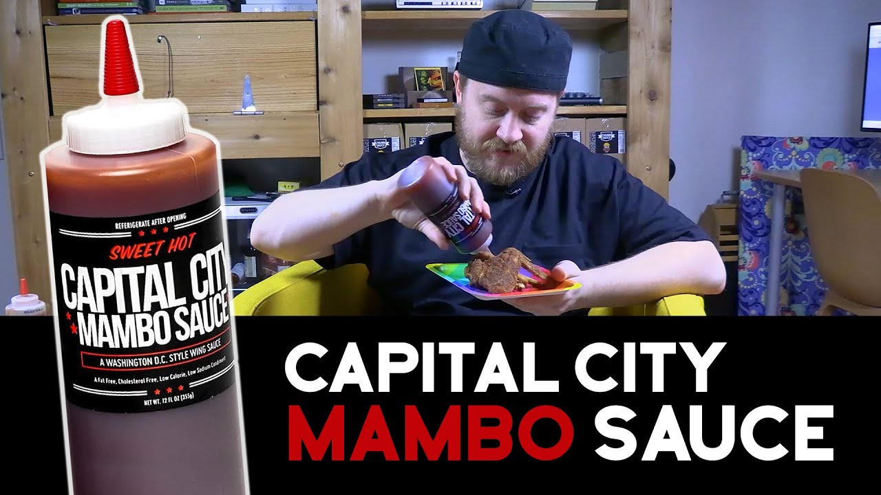 Capital City Mambo Sauce - Sweet Hot Recipe | Washington DC Wing Sauces |  Perfect Condiment Topping for Wings, Chicken, Pork, Beef, Seafood, Burgers