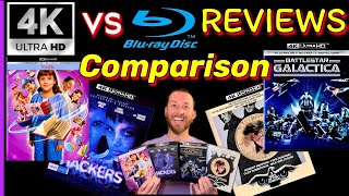 Matilda, HACKERS, Battlestar Galactica, 3 Days of the Condor 4K UHD Reviews 4K vs Blu Ray Comparison