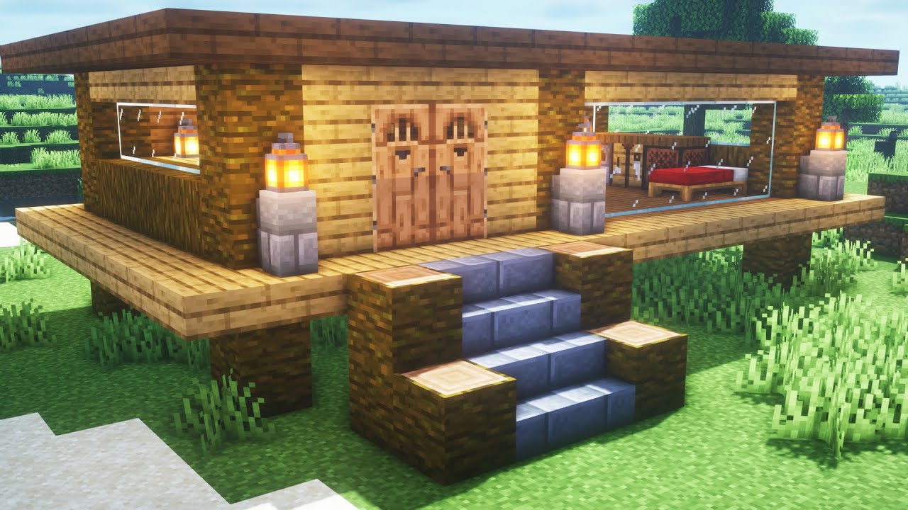 マイクラ 高床 式 家