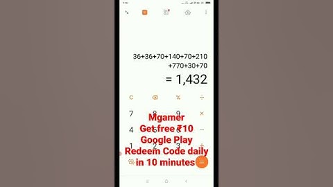 mgamer get ₹10 Google Play Redeem Code daily in 10 minutes #shorts #youtubeshorts #shortsvideo