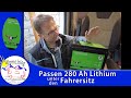 Passen 280 Ah Lithium unter den Fahrersitz