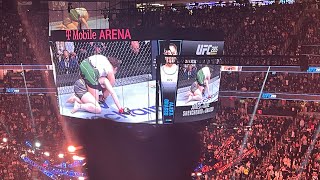 Valentina Shevchenko and Alexa Grasso walkouts and introductions at UFC 285.