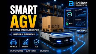 Smart Material Transport with AGV | Warehouse Automation