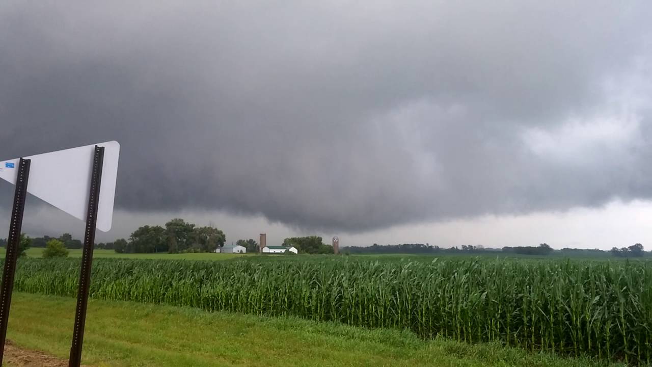 Birth of Watkins, MN tornado 7/11/2016 YouTube