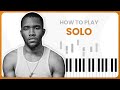 How To Play Solo By Frank Ocean On Piano - Piano Tutorial (PART 1)