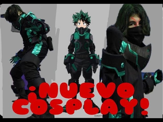 Deku Vigilante del traje de cosplay inspirado en BNHA lea la