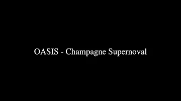 OASIS - Champagne Supernova ( Lyrics ) Lirik Black Background version #oasis #blackbackground #rnb