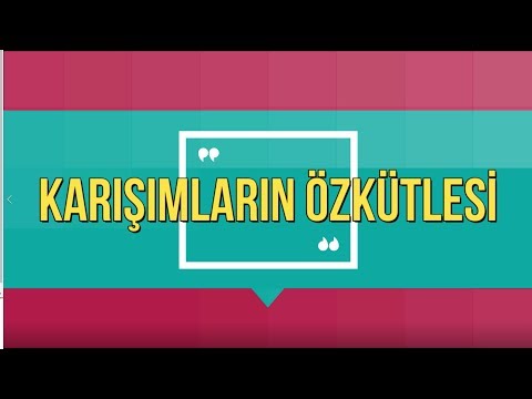 Karışımların Özkütlesi