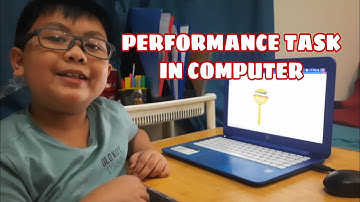 School Performance Task in Computer | Grade 2 | Elijah James Gonzales