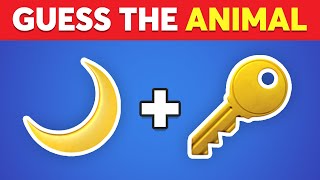 Guess the ANIMAL by Emoji? 🦁🐻 Animal Emoji Quiz
