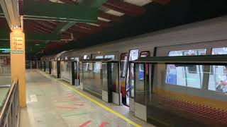 SMRT Trains EWL Kawasaki & CSR Sifang C151B [605/606] departing Chinese Garden (Eastbound)