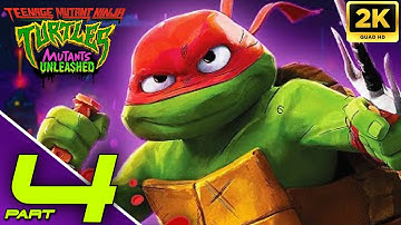 TEENAGE NINJA MUTANT TURTLES MUTANTS UNLEASHED - Gameplay Walkthrough Part 4 (2K 60FPS)