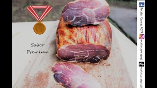 Como hacer Jamon Crudo Seco Casero! How to make Homemade Dry Raw Ham/Prosciutto Secco Fatto in Casa